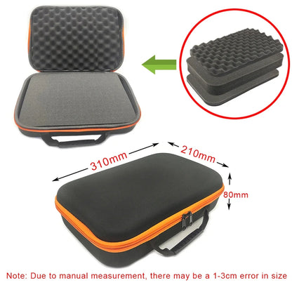 DIY Foam Hard Carry Case Storage Bag – Shockproof Travel Zipper Organizer for Camera & Outdoor Tool Accessories