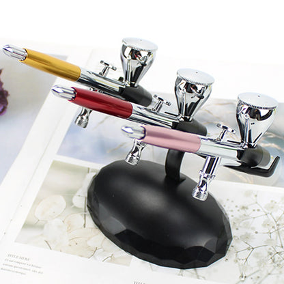 Durable Desktop Airbrush Holder Stand – Multi-Use Airbrush Storage for Painting, Makeup, Nail Art & Car Spray Tools