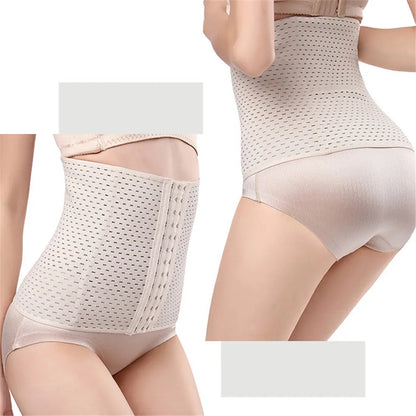 Colombian Mesh Waist Trainer Girdle for Women – Bustier Shapewear for Belly & Waist Control