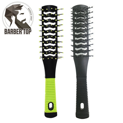 Pro Salon Double-Side Massage Comb – Anti-Tangle Detangling Hairbrush with Wide Teeth, Anti-Loss Hairstyling Brush