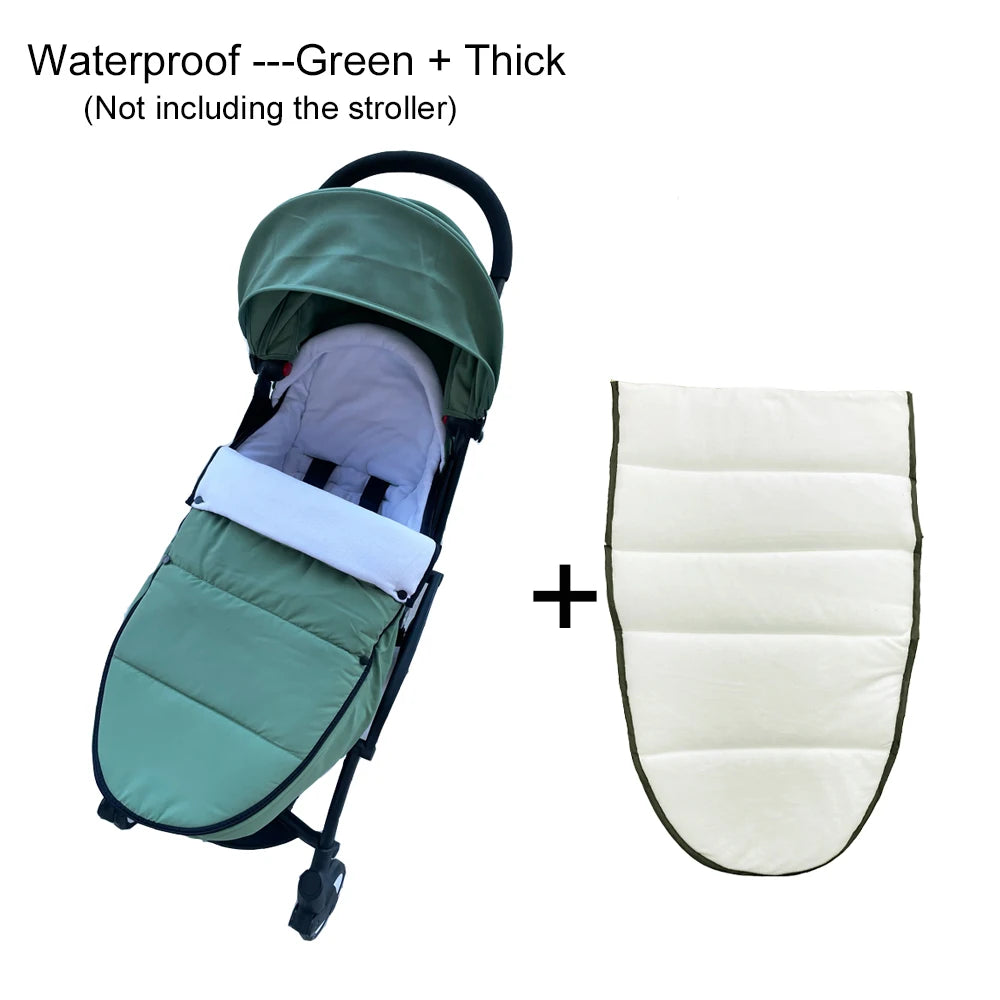 Universal Stroller Footmuff – Windproof, Waterproof & Thermal Warm, Compatible with YOYO & Bugaboo Strollers