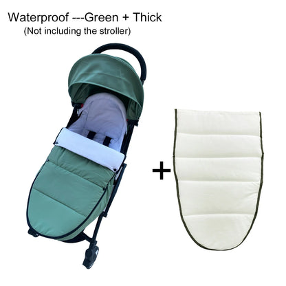 Universal Stroller Footmuff – Windproof, Waterproof & Thermal Warm, Compatible with YOYO & Bugaboo Strollers