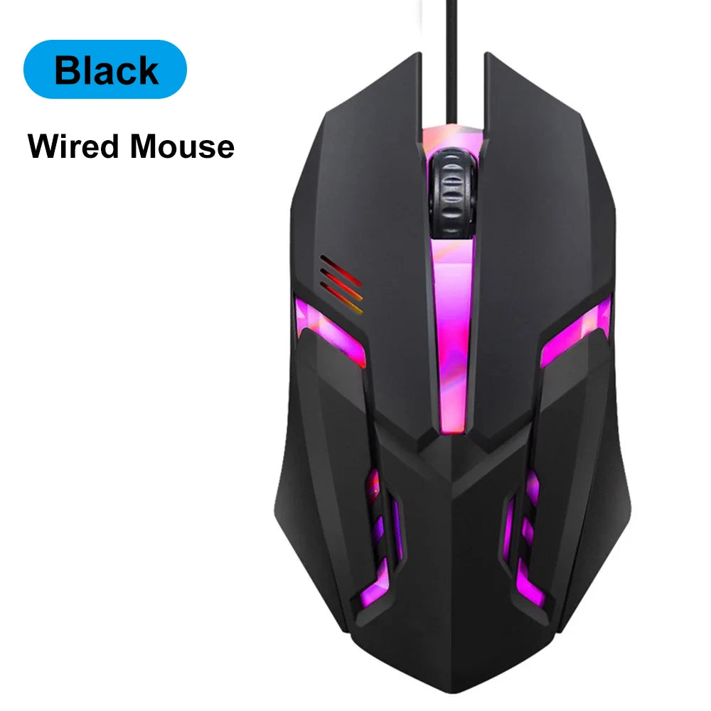 Bluetooth 5.2 Wireless RGB Mouse – Dual-Mode 2.4G Gaming Mouse with 6 Buttons, Silent Click for MacBook, Tablet, Laptop, PC