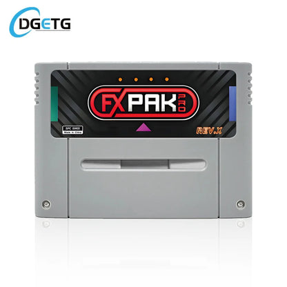FXPAK Pro SD2 Rev X SNES Game Cartridge – 3000-in-1 16-Bit Retro Console Card for JP/EU/US with SA1 & DSP RPG Support