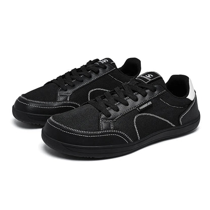 HOBIBEAR Barefoot Minimalist Shoes – Wide Toe Lace-Up Zero Drop Lightweight Sneakers for Men & Women