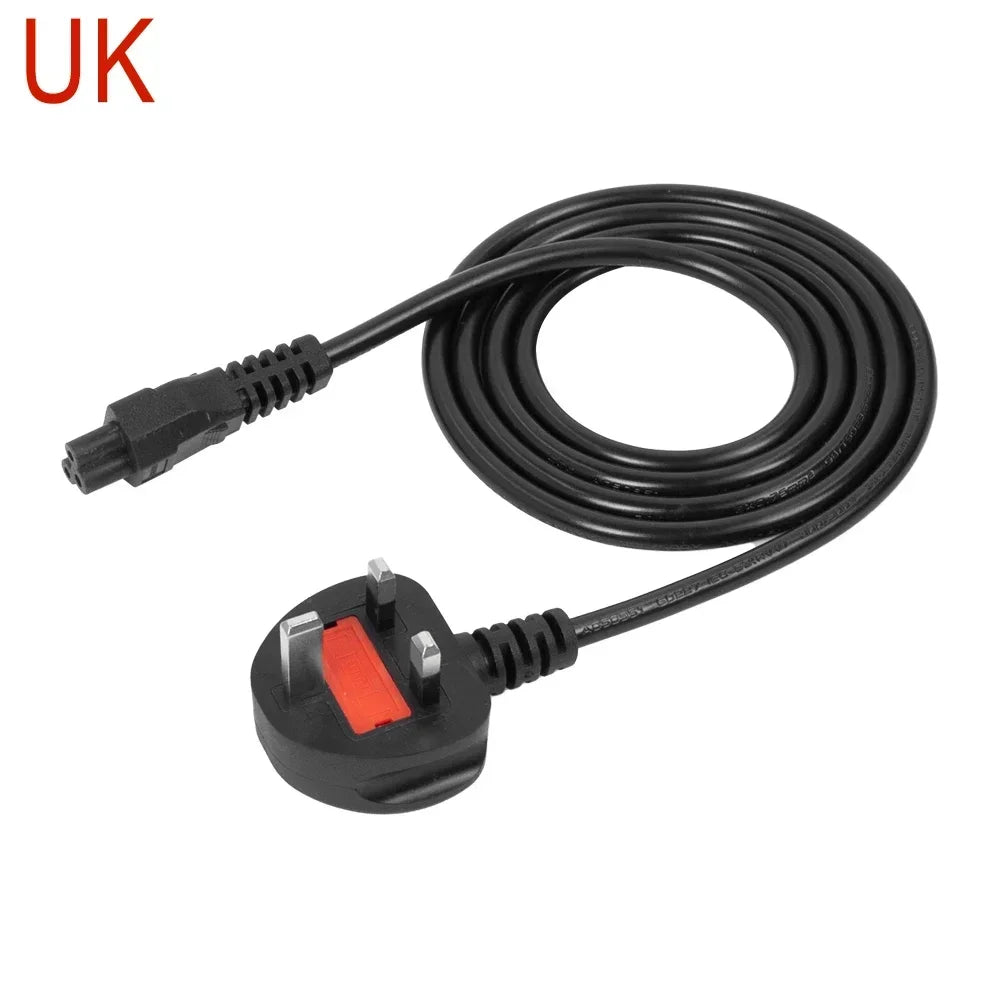 Ninebot MAX G30/G30D/G30LP/G30LE/G65/G2 Scooter Charging Cable - US, UK & EU Plug Battery Power Cord