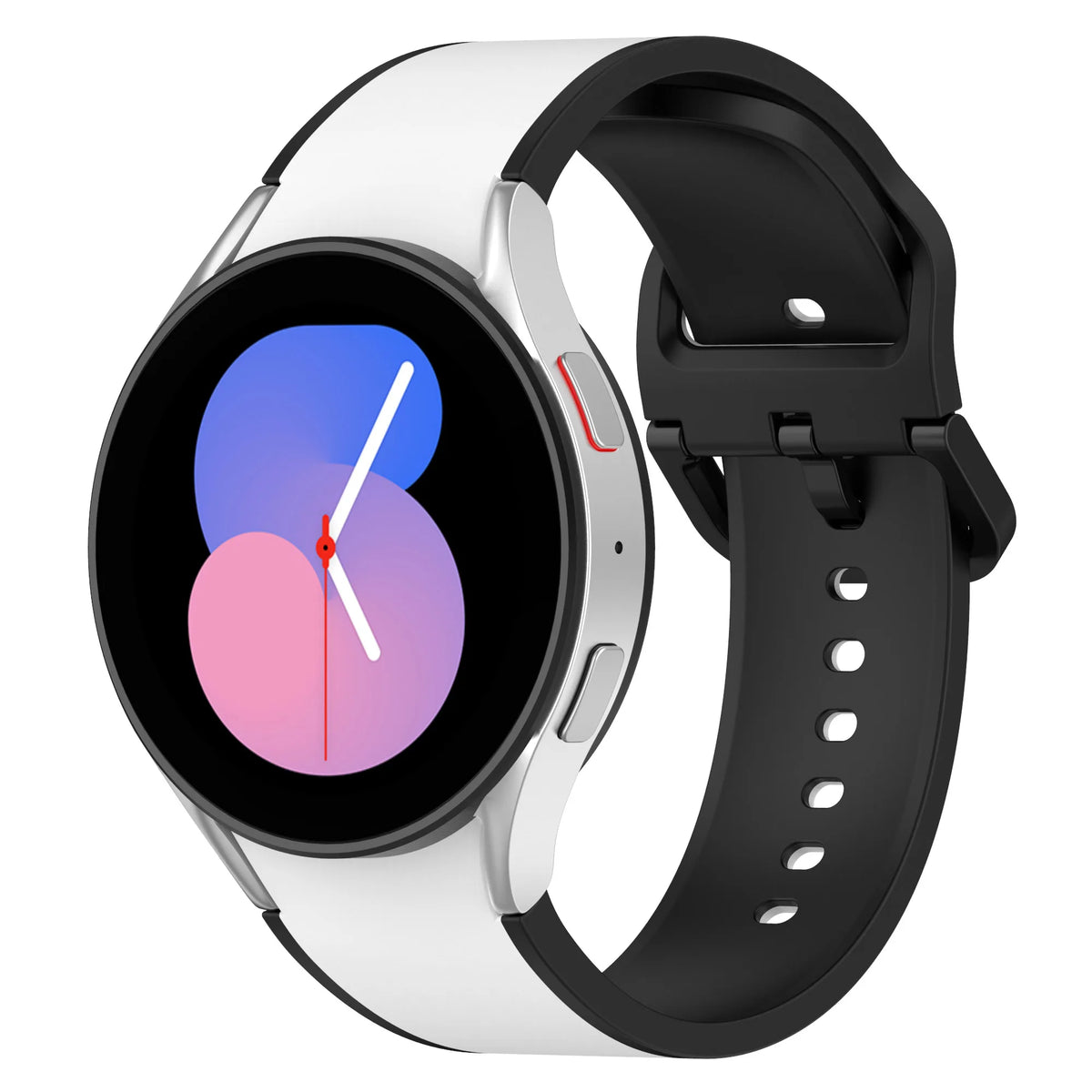 Sport Silicone Watch Strap for Samsung Galaxy Watch - Replacement Band for Galaxy Watch 5 Pro 45mm, Watch 4 Classic 46mm/42mm, and Watch 5/4 40mm/44mm