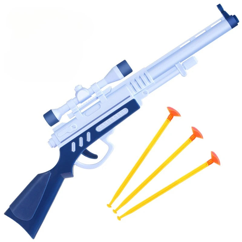 Suction Cup Dart Toy Gun - Plastic Interactive Pistol Game for Kids, Educational Party Toy & Gift Bag Filler