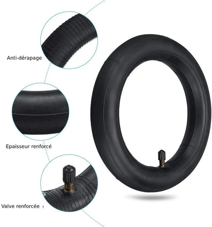 Xiaomi M365 Pro Electric Scooter Tire – 8.5” Upgraded Thick Rubber Inner Tube Replacement (Front & Rear)