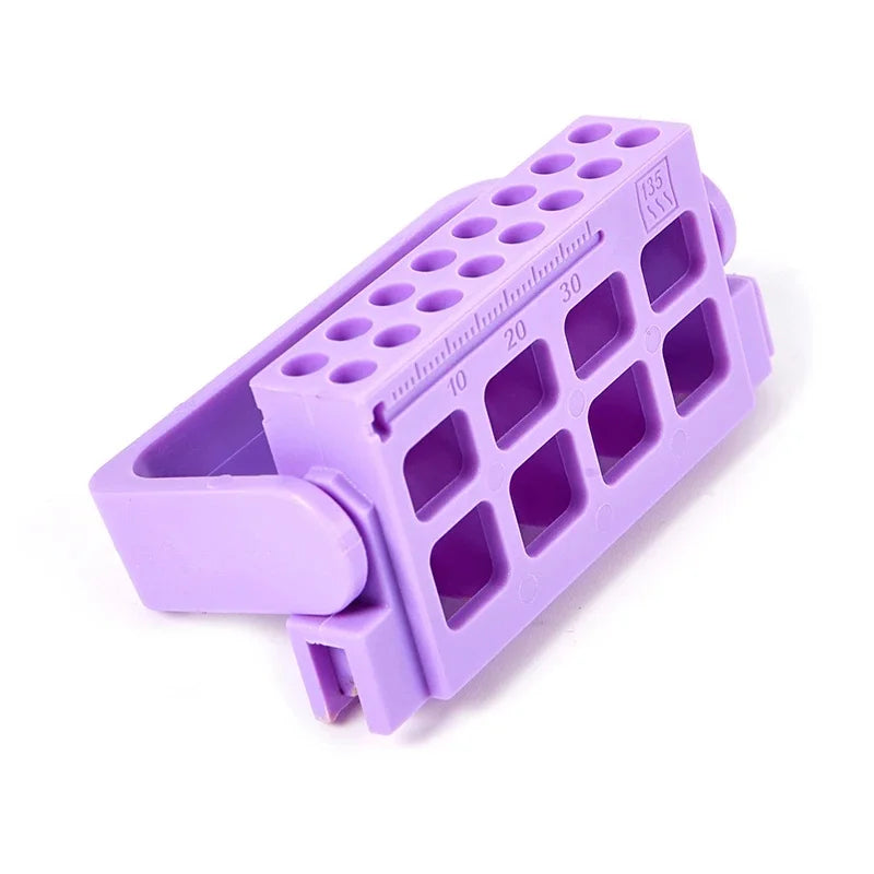 8/16 Hole Autoclavable Endo File Holder - Endodontic Drill Stand Root Canal File Organizer Block