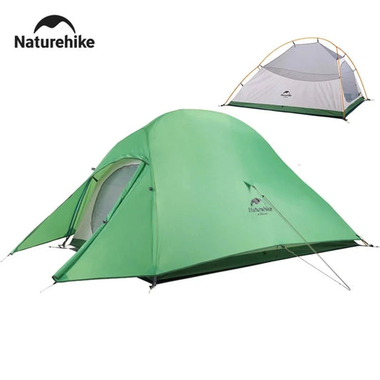 Naturehike Cloud Up 2-Person Camping Tent – Waterproof, Ultralight, Easy Build Beach Tent for Hiking & Backpacking Outdoors