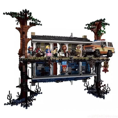 HOT TOY 2499Pcs Stranger Things The Upside Down Building Blocks – Compatible 75810 Model Kit for Kids & Adults