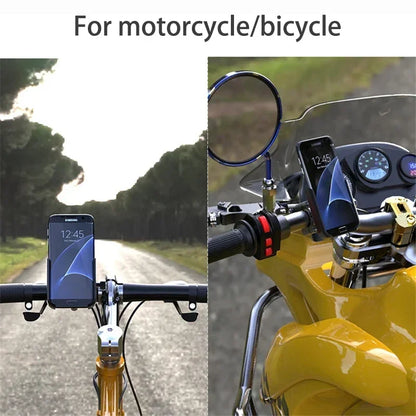 M1 Aluminum Alloy Motorcycle & Bicycle Phone Holder – Electric Vehicle Navigation Mount for Riding