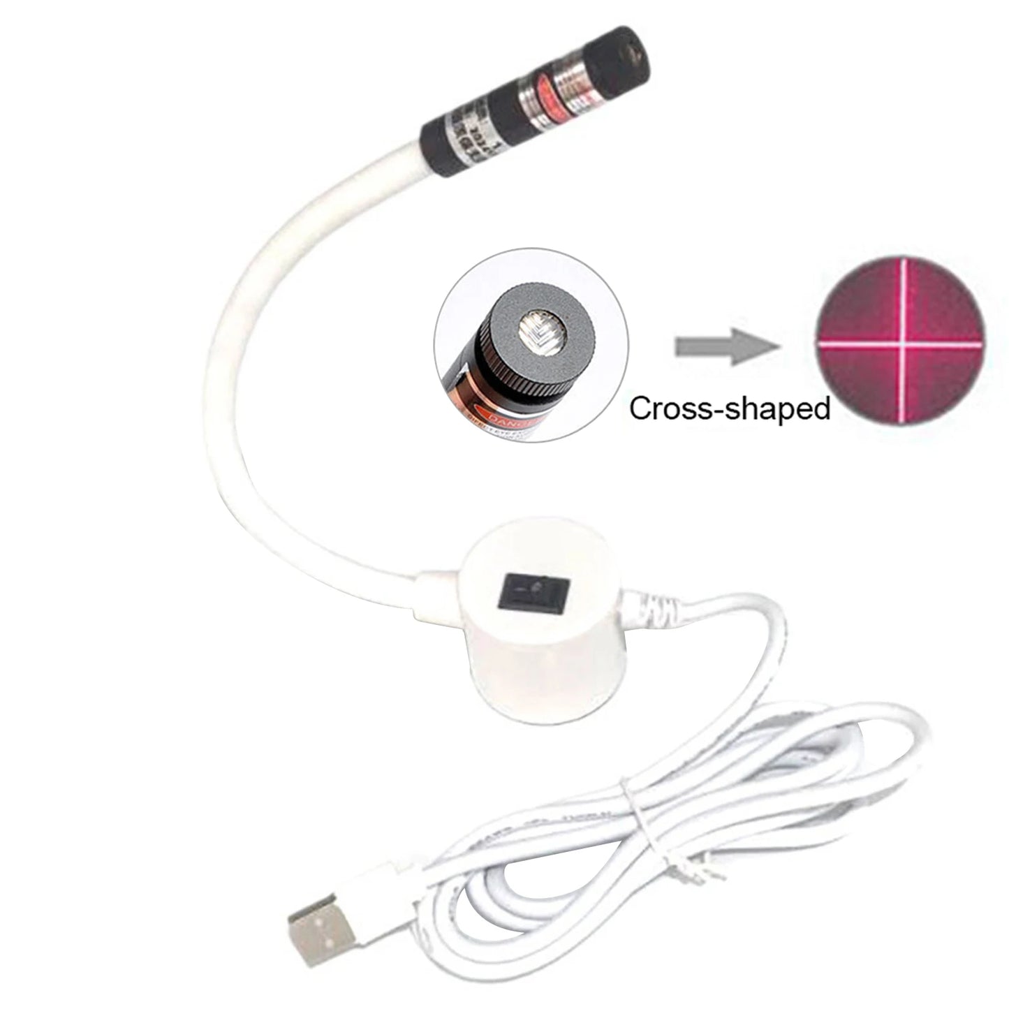 Sewing Vision Guide Light - USB Magnetic Laser Line & Cross Positioning Beam for Quilting and Sewing Machines