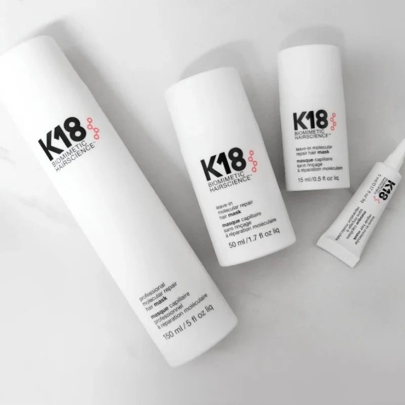 K18 Leave-In Molecular Repair Hair Mask – Deep Conditioning Keratin Treatment for Smooth, Healthy Hair (50ml/150ml)