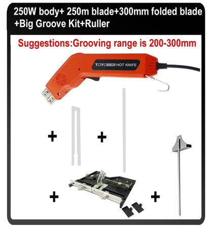 Electric Foam Cutter Hot Knife – Polystyrene, Styrofoam, Fabric, and Rope Cutting Tool for DIY Projects