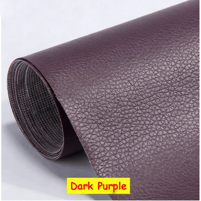 Large PU Leather Repair Patch Roll - Self-Adhesive Faux Leather Repair Tape for Sofa & Car Seats