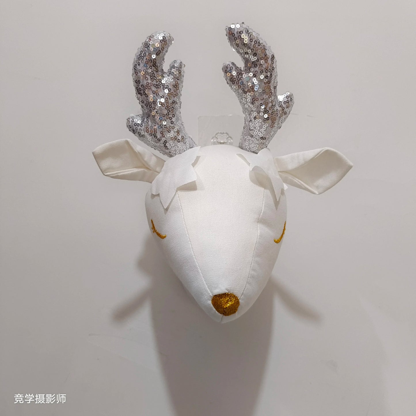 Handmade 3D Felt Animal Heads — Elephant & Swan Wall Hanging Decor for Nursery & Kids’ Bedroom