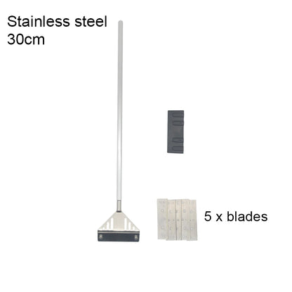 Aquarium Algae Remover Scraper – Aluminum Alloy Stainless Steel Blade Fish Tank Glass Cleaner Tool for Water Plant and Glass Cleaning Accessories