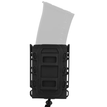 Tactical Fast Mag Flexible Molle | 5.56 Magazine Pouch Carrier | for AK 74/47 AR M4 | Rifle Pistol Magazine Holder | 5.56/7.62 Mag Pouch