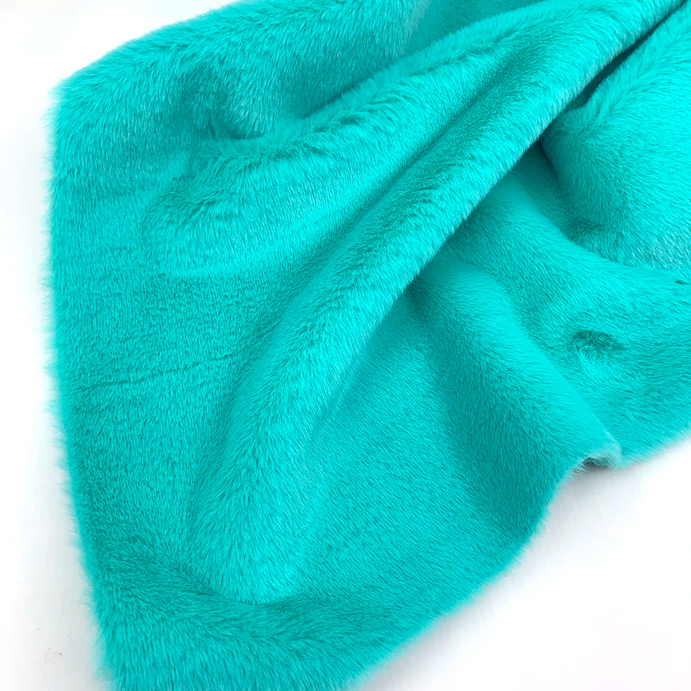 Faux Rabbit Fur Fabric – 50/80/160cm Super Soft 10mm Pile Plush Material for Stuffed Toys & Sewing
