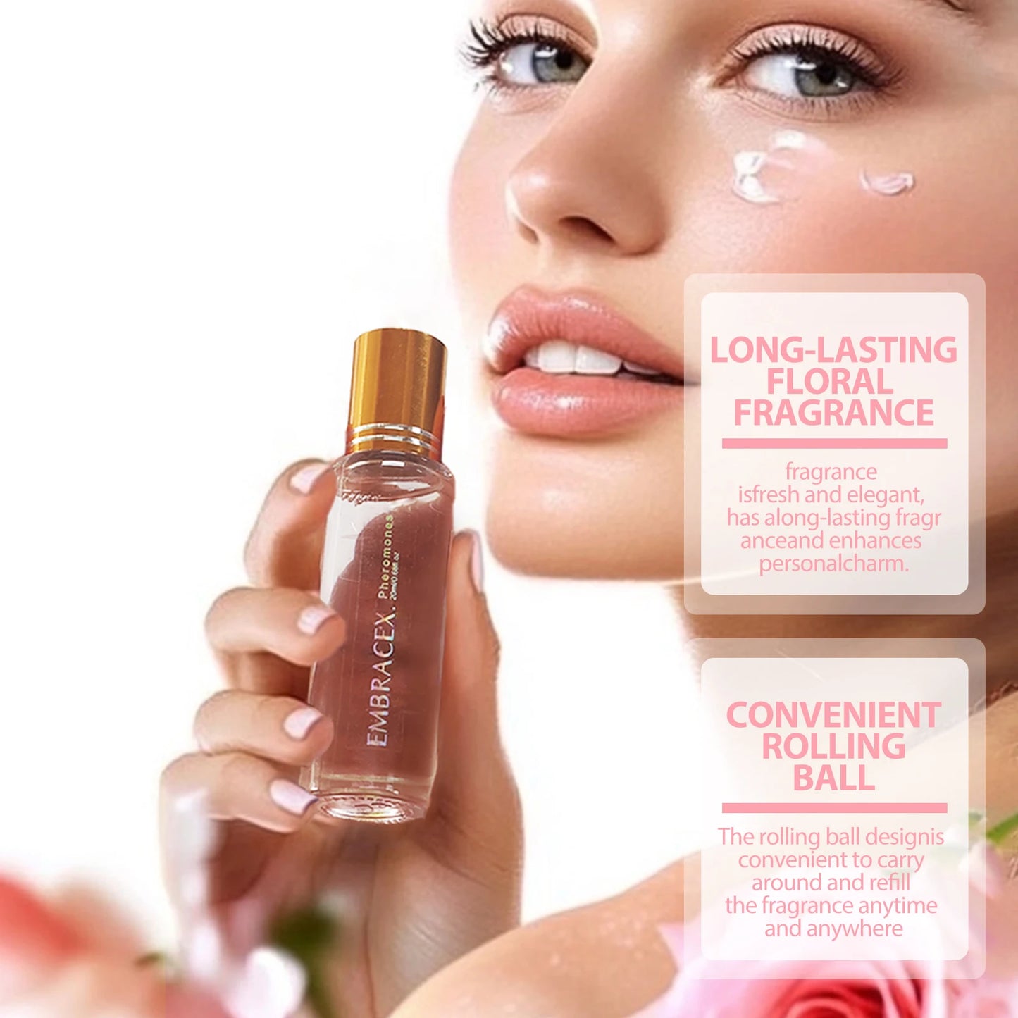 20ml Pheromone Essential Oil - Long Lasting Roll On Fragrance Perfume Gift for Women