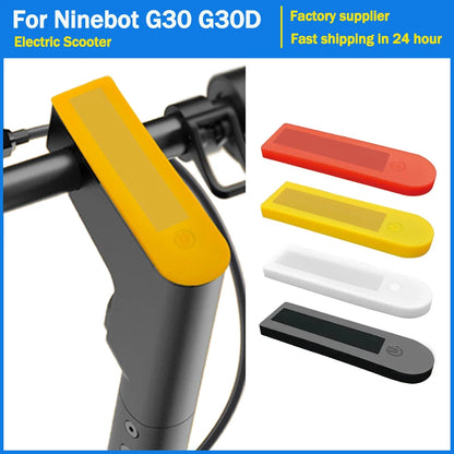 Dashboard Display Silicone Cover for Segway Ninebot G30/G30D Electric Scooter - Waterproof Protective Rubber Case