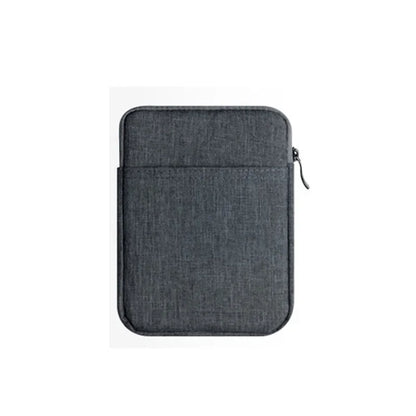 Soft Protective E-Book Sleeve Bag — 6" Case for Kindle Paperwhite 1/2/3/4 & Kobo Clara HD