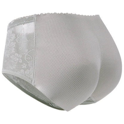 Women’s Butt Padded Enhancer Panties — Lace Breathable Seamless Shapewear, Butt Lifter Slim Briefs