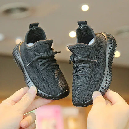 New Kids Fashion Sneakers – Breathable, Soft Bottom Casual Running Shoes for Boys & Girls