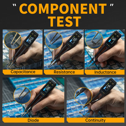FNIRSI LCR-ST1 Mini Smart Tweezer | LCR SMD ESR Tester for Resistance, Capacitance, Inductance, Continuity & Diode Testing