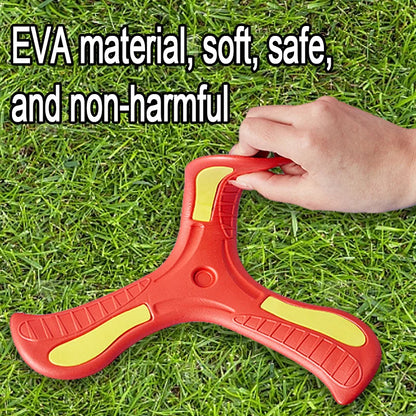Soft Three-Leaf Boomerang Flying Disc - Interactive Outdoor Sports Toy for Kids and Adults, Fun Gifts and Active Play