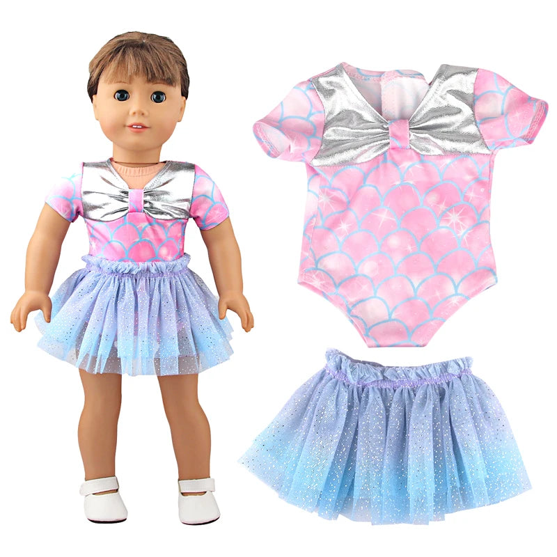 18-Inch American Girl Doll Clothes – Coat, Tights & Pants Outfit for Newborn & Baby Dolls