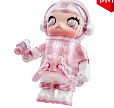 Popmart Mega Space Molly 100% Anniversary Series — 4th Gen Blind Box Collectible Action Figure Toy, Mystery Gift Model