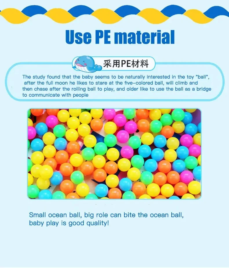 Children’s 3-in-1 Foldable Tent & Playpen – Indoor Ball Pit with Polyester Tunnel for Kids