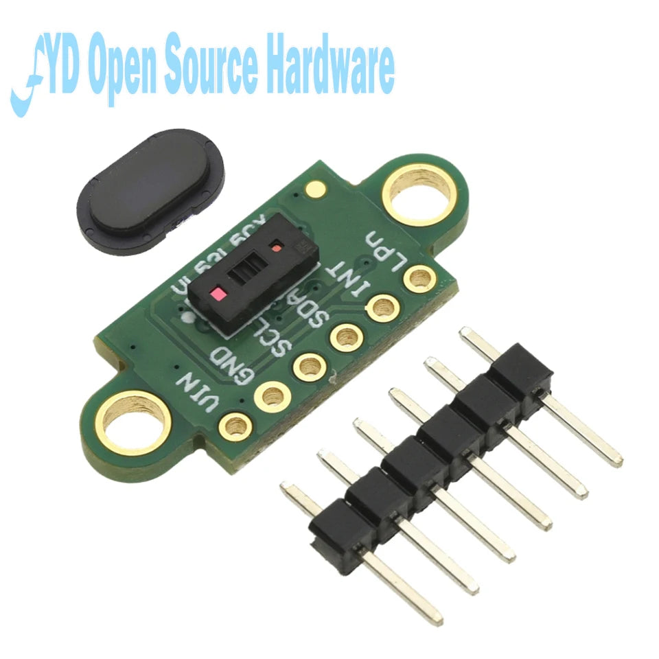 VL53L5X V2 ToF Laser Ranging Sensor Module - Wide-Field Multi-Zone Distance Sensor with Protective Cover, VL53L5CX Compatibility