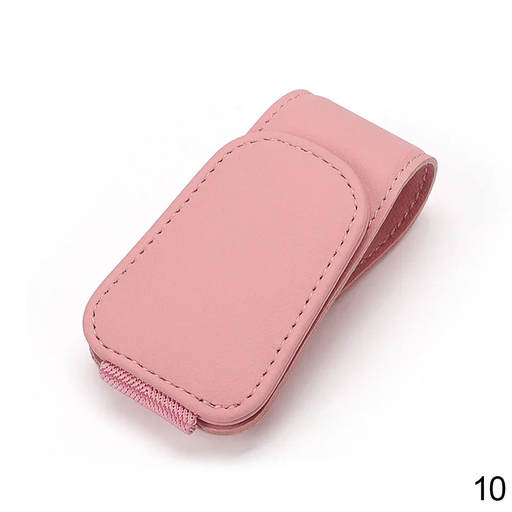 Universal Car Sun Visor Organizer Clip – Sunglasses Holder, Card & Pen Storage Auto Accessory
