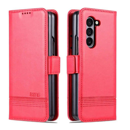 Phone Case for Samsung Galaxy Z Fold 6/5/4/3 — Fold6/5/4/3 5G Leather Wallet Card Holder Kickstand Shockproof Cover