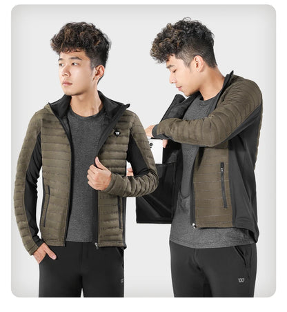 WEST BIKING Men's Winter Cycling Jacket - Thermal Fleece Windbreaker for MTB & Motorcycle, 0℃-15℃