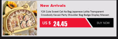 Y2K Japanese Cartoon Plush Backpack – Kawaii Harajuku Anime Ita Bag, Student Schoolbag & Women’s Shoulder Cosplay Knapsack
