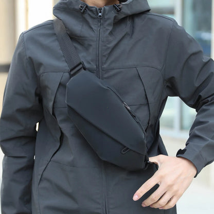 Men’s Minimalist Waterproof Waist Bag - Stylish Crossbody Fanny Pack for Running, Jogging, and Outdoor Sports