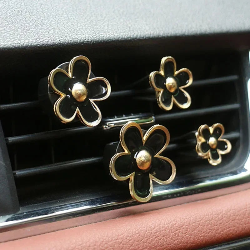 Car Air Vent Perfume Clip – Aromatherapy Freshener with Cute Flower Design