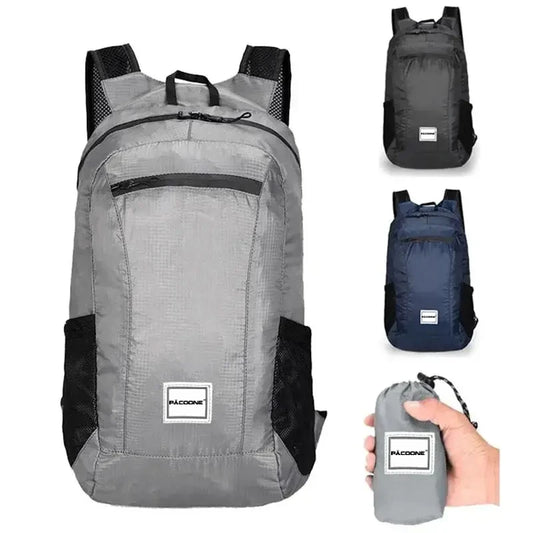 20L Lightweight Outdoor Hiking Backpack - Portable, Foldable, Waterproof Ultralight Pack for Travel