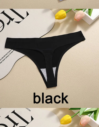 3PCS Sexy G-String Underwear Set – Breathable Seamless Low Waist T-Back Bikini Panties for Women, S-XL Sizes