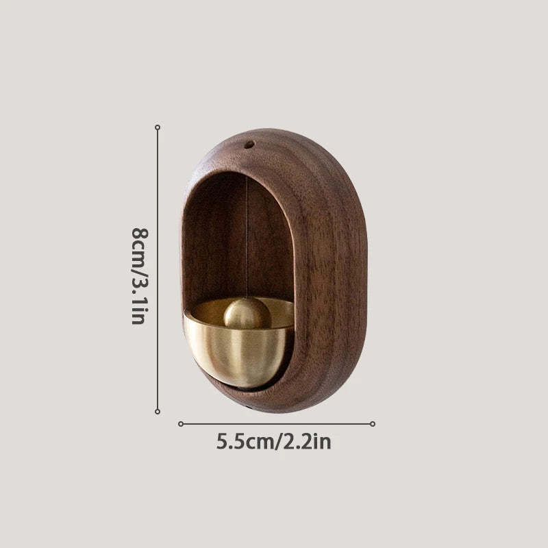 Wooden  Wind Chime Door Bell – Home & Room Decor, Front Door Reminder Bell