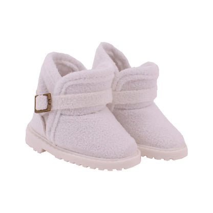 5CM Doll Snow Boots – Pop Plush Canvas Shoes for 14.5" Dolls, 32-36CM Paola Reina & 20CM Cotton Dolls Accessories