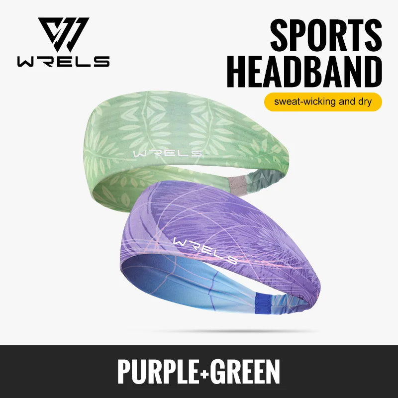 WRELS Moisture-Wicking Sports Headband – Breathable Non-Slip Sweatband for Running, Gym & Fitness (Men & Women)
