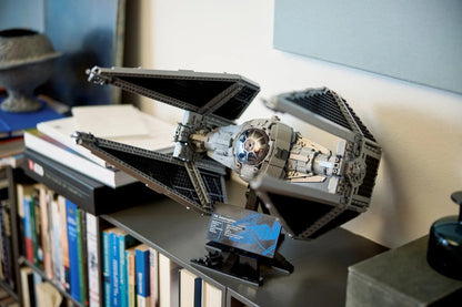 TIE Interceptor Starfighter Model Kit – 1931PCS Building Set with TIE Pilot Minifigure, Collectible Display Set for Creative Gifts and Decor