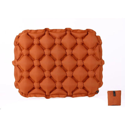 Foldable Inflatable Seat Cushion Moisture-Proof Lightweight Camping Chair Mat Water-Resistant Portable Space-Saving Car & Outdoor Seat Pad