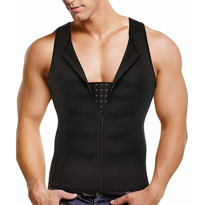 Reductive Girdle Men Body Shaper – Sauna Vest, Slimming Belt, Abdomen Corset & Fat Burner Chest Binder